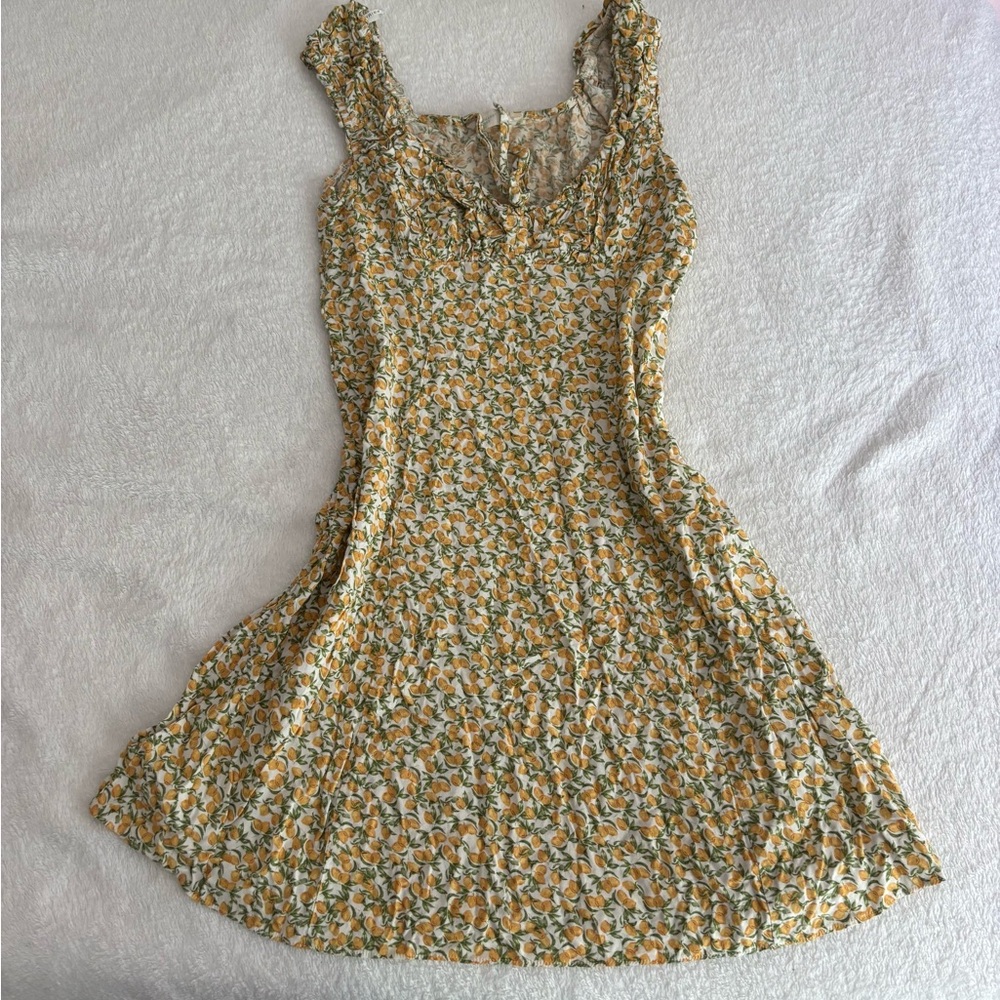 Primark lemon pattern Mini Dress